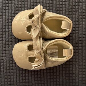 Carter's Shimmering Cream Baby Shoes